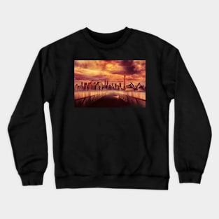 Hot Summer City Crewneck Sweatshirt